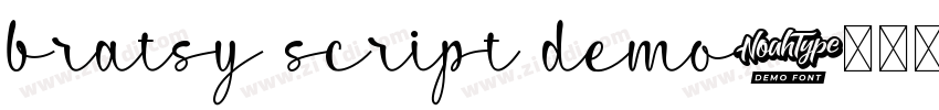 bratsy script demo字体转换